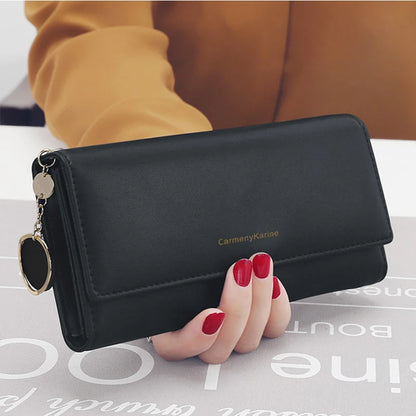 Pochette porte-cartes grande capacité pour femme