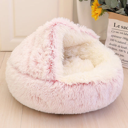 round cat bed