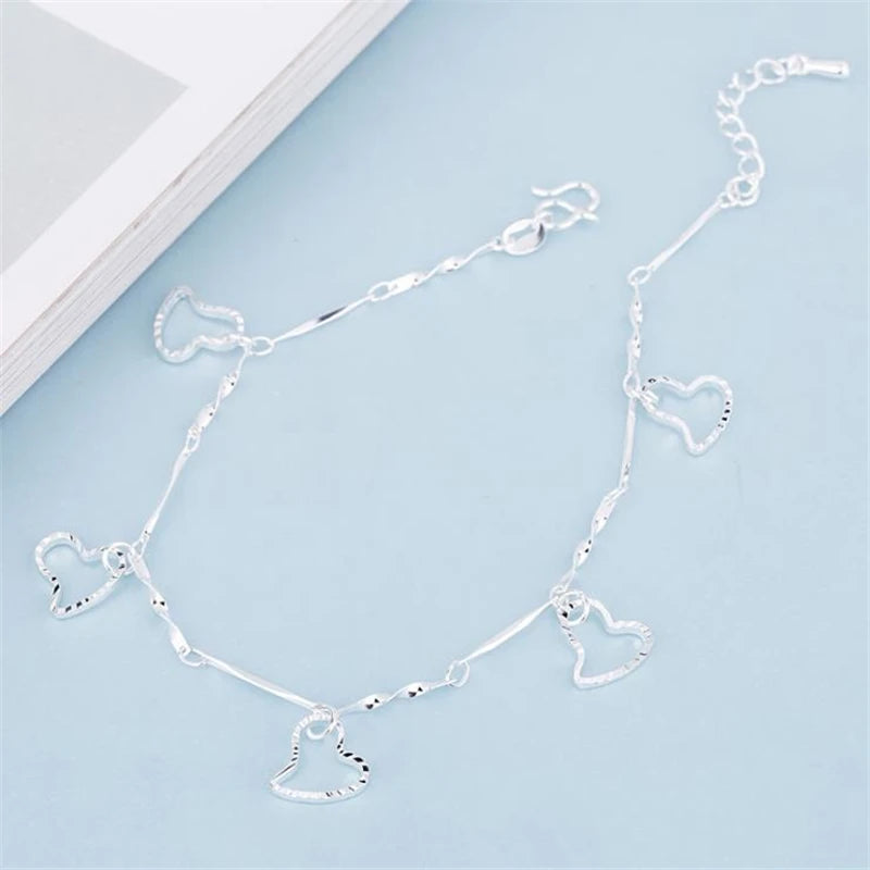 women's sterling silver anklet