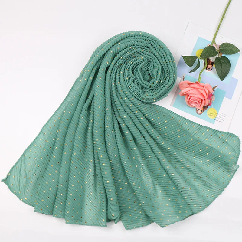 Women's Shimmer Muslim Glitter Ombre Hijab Scarf