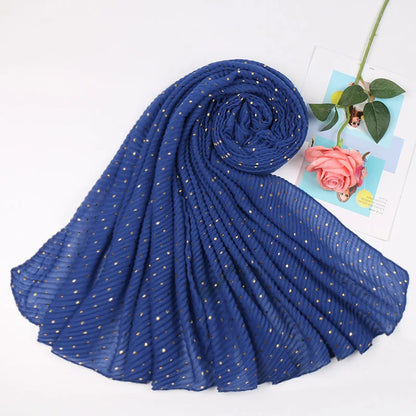 Women's Shimmer Muslim Glitter Ombre Hijab Scarf