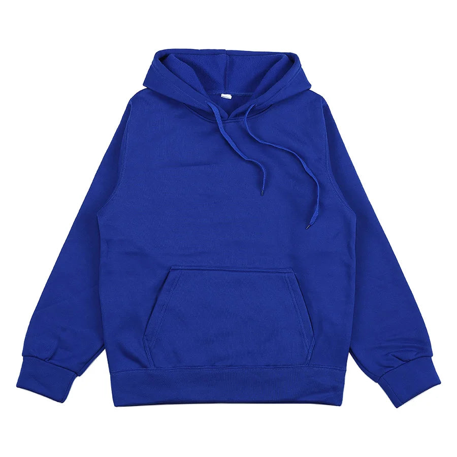 Korean Style Men's Vertical Stripe Color Block Hoodies