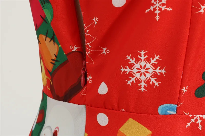 Lace Patchwork Retro Casual Dress