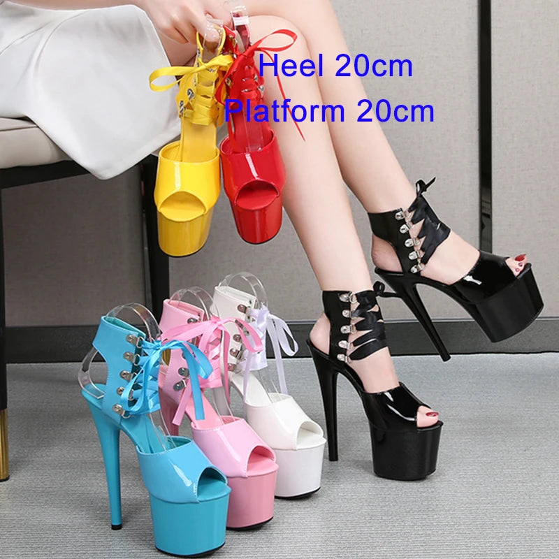 Ankle Strap Pole Dance Sandal