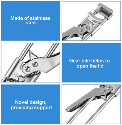 Stainless Steel Multifunctional Gripper Can Opener