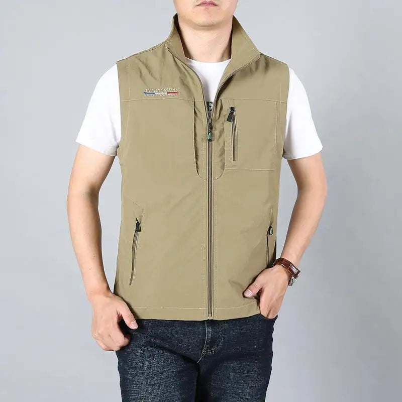 Sleeveless Jackets with Pockets - Men's Jackets