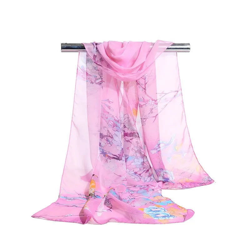 chiffon scarves for women