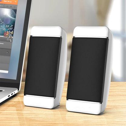 Haut-parleurs stéréo de bureau alimentés par USB 