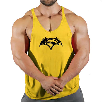 Men's Sleeveless Gym Stringer Tank Top