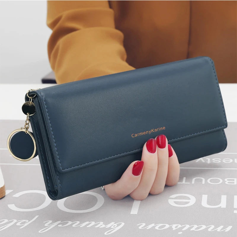 Pochette porte-cartes grande capacité pour femme