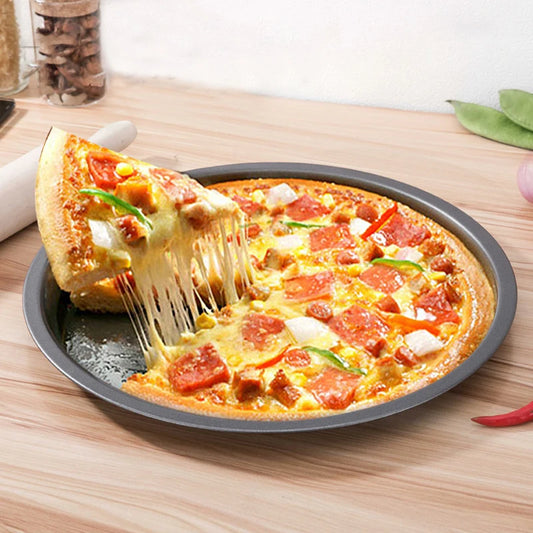 Antihaftbeschichtete Pizzabackform aus Karbonstahl