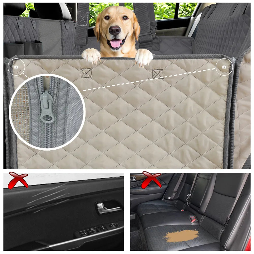 Protecteur de housse de siège de voiture imperméable pour chien