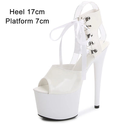 Ankle Strap Pole Dance Sandals