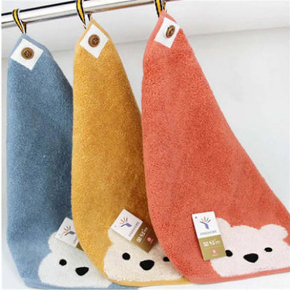 Cute Cartoon Bear Cotton Baby Towels