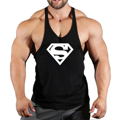 Men's Sleeveless Gym Stringer Tank Top