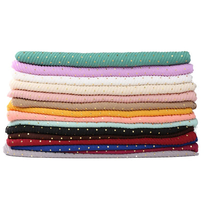 Women's Shimmer Muslim Glitter Ombre Hijab Scarf