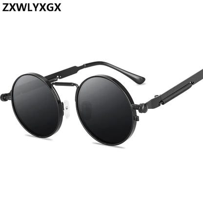 Round Metal Frame Sunglasses