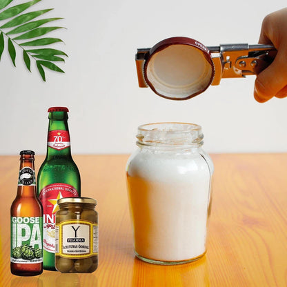 Stainless Steel Multifunctional Gripper Can Opener