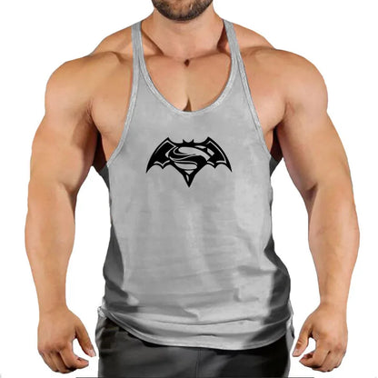 Ärmelloses Gym Stringer-Tanktop für Herren