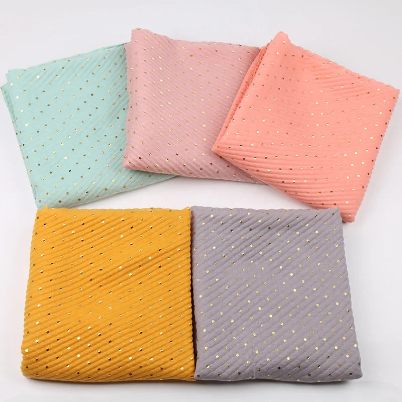 Women's Shimmer Muslim Glitter Ombre Hijab Scarf