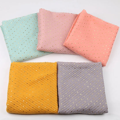 Women's Shimmer Muslim Glitter Ombre Hijab Scarf