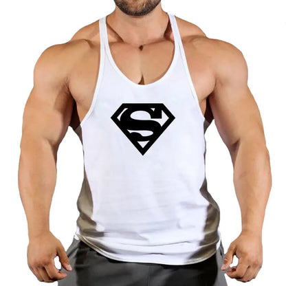 Ärmelloses Gym Stringer-Tanktop für Herren