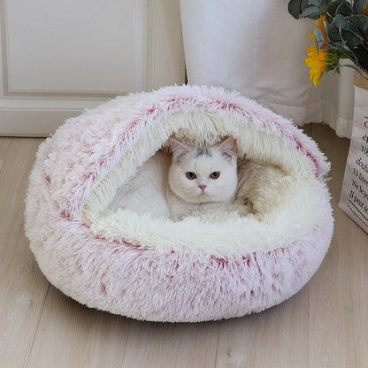 round cat bed