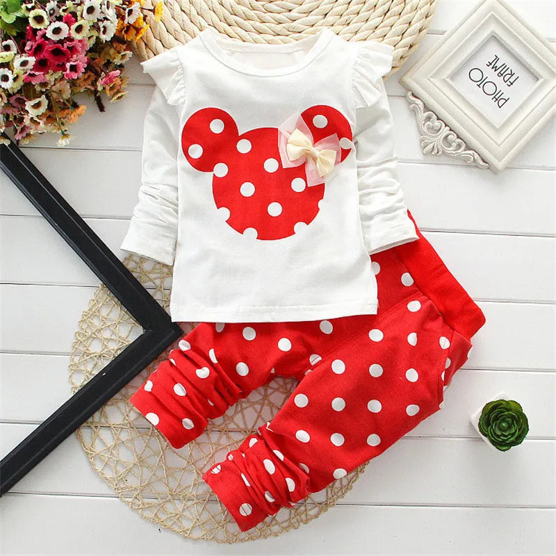 Girls Clothes Set - Newborn Baby Cotton Suit