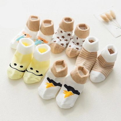 Summer Cotton Newborn Cartoon Socks