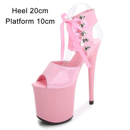 Ankle Strap Pole Dance Sandal