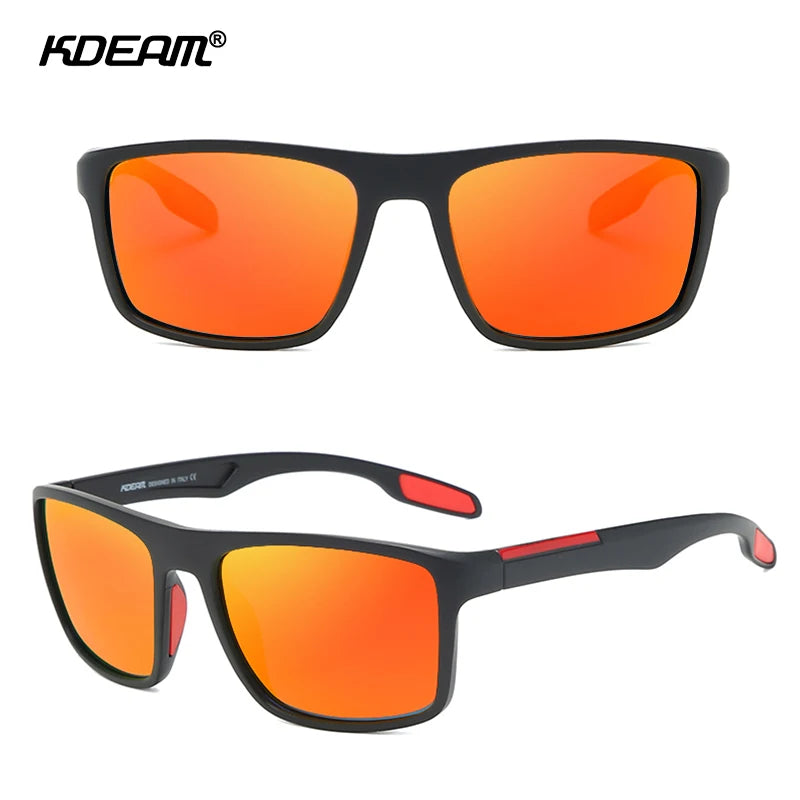 Ultra-Light Rectangular Polarized Photochromic Sunglasses