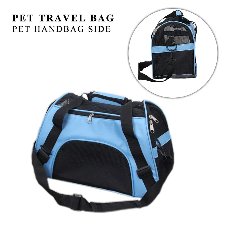 Sac de transport portable en maille pour animaux de compagnie pour le voyage