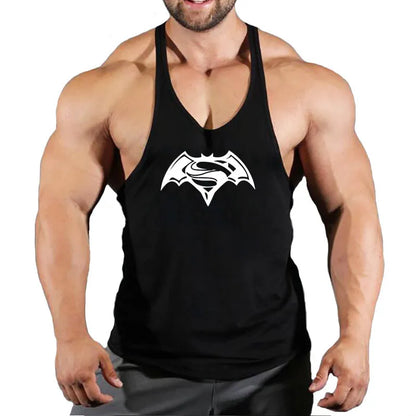 Ärmelloses Gym Stringer-Tanktop für Herren