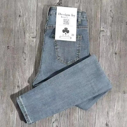 stretchy waist jeans