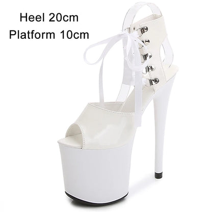 Ankle Strap Pole Dance Sandals