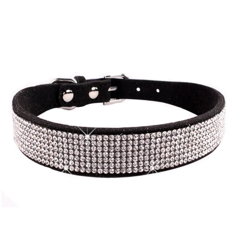 rhinestone dog collar