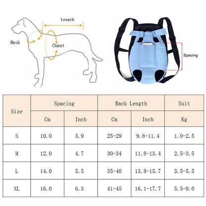 Outdoor-Rucksack für kleine Hunde