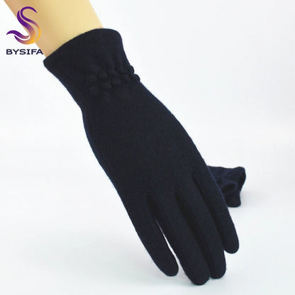 Hot Pink Touch Screen Wool Gloves