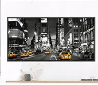 Cadre photo mural en bois