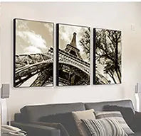 Cadre photo mural en bois