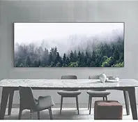 Cadre photo mural en bois