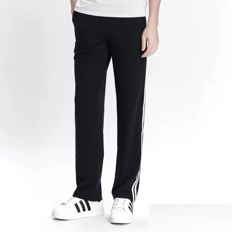 mens side stripe trousers