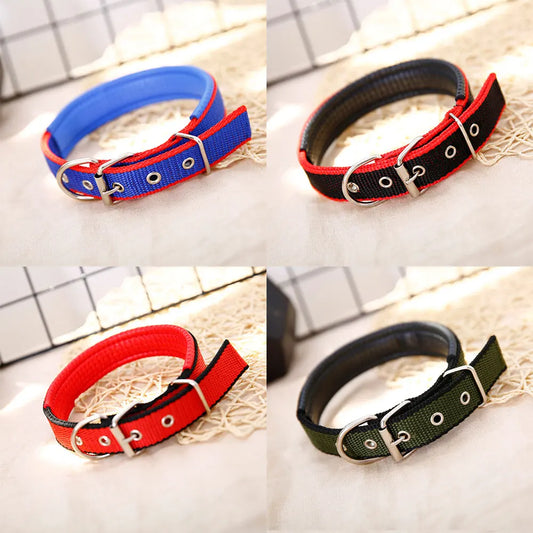 Adjustable Nylon Strap Dog Collar
