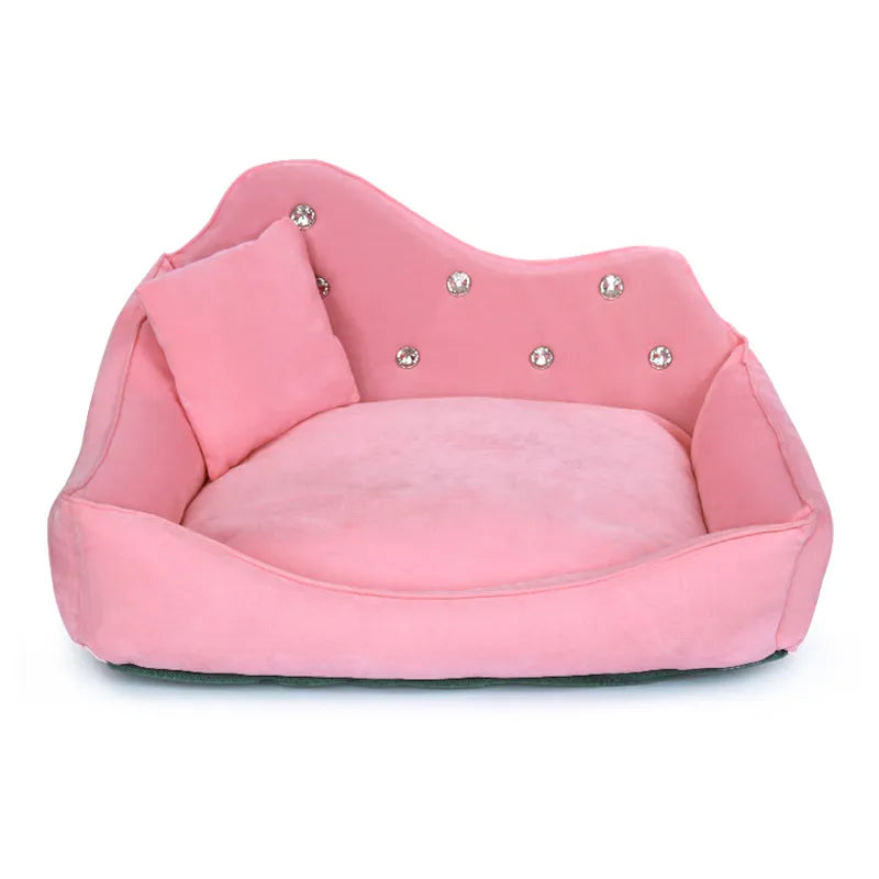 Rhinestone Pet Bed Set