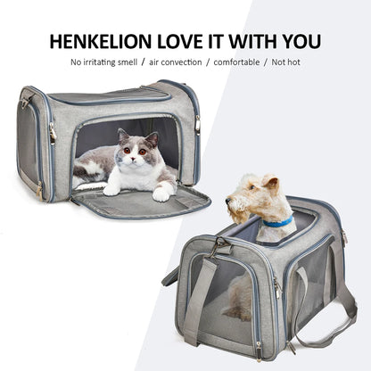 Soft-Sided Dog Carrier Backpack for Traveling Pets