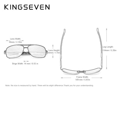 Polarisierte Sonnenbrille für Herren aus Aluminium