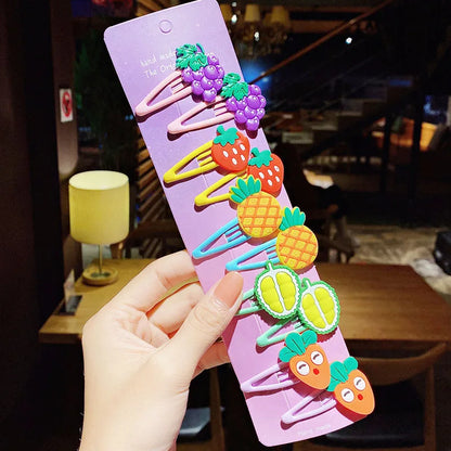 Ensemble de pinces à cheveux licorne pour filles, 10 pièces, crème glacée