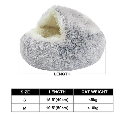 cat bed plush