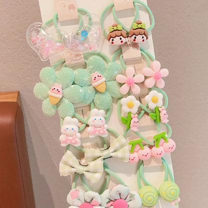 Ensemble de pinces à cheveux en peluche pour enfants