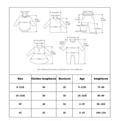 Ensemble de vêtements pour bébé nouveau-né - Vêtements en denim pour enfants